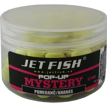 Boilies Jet Fish Pop-Up Mystery Pomeranč/Ananas 12mm 40g