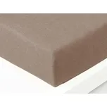 XPOSE® Froté prostěradlo Exclusive - hnědé 200x220 cm 189744176