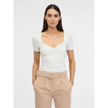 Dámské tričko Orsay Krémové dámské tričko s krátkým rukávem - Dámské Orsay šedá 2921206