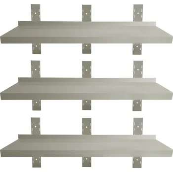 police DASgastro Nástěnná police - 1,5 x 0,3m - 3-patrová