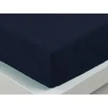 XPOSE® Froté prostěradlo Exclusive - tmavě modré 200x220 cm 174380509