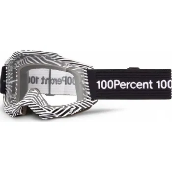 Motocyklové brýle ACCURI 2, 100% brýle SAMBA, čiré plexi