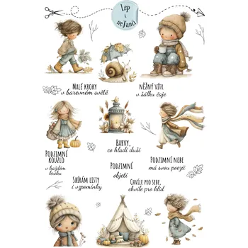 samolepka SAMOLEPKY BOHO PODZIM 1