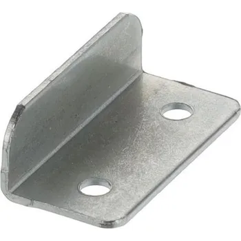 Nábytkové kování Protiplech L bílý nikl