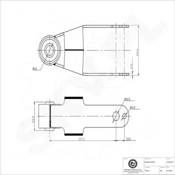 Zavěšení motoru Zadní silentblok motoru Citroën BX C8 Jumpy I II Xantia XM ZX Fiat Ulysse Lancia Phedra Peugeot Expert 807 406 309 1806 17 ESEN SKV