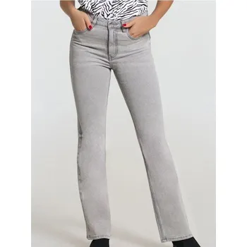 Dámské džíny Sinsay - Rozšířené džíny - šedá - 870EV-09J - 870EV-09J-44