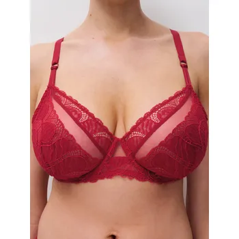 Souprava dámského spodního prádla Podprsenka nevyztužená CHANTELLE (22YM0-03), Barva červená, Velikost 80D