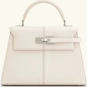 Luxusní dámská kabelka s pevným tvarem a designem Barva (Varianta): Bílá