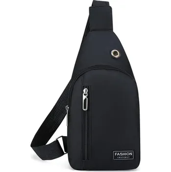 Pánská sportovní crossbody taška – trendová přes rameno Barva (Varianta): Černá