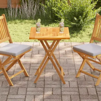 Konferenční stolek vidaXL Stolní deska masivní teakové dřevo 60 x 60 x 2,5 cm [48988]