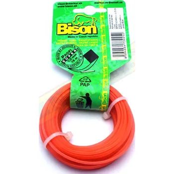 Struna do sekačky Struna BISON d 1,6/15 m or. Superprofi čtverec