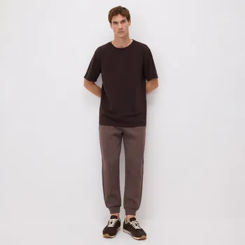 Pánské kalhoty Reserved - Tepláky slim - béžová - 6688L-08X - 6688L-08X-XL