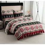 Povlečení mikroplyš FROSTED CHRISTMAS barevné Rozměr povlečení: 70 x 90 cm | 140 x 200 cm, 140x200 / 70x90 cm, 200x220 + 2 polštáře 70x90 cm