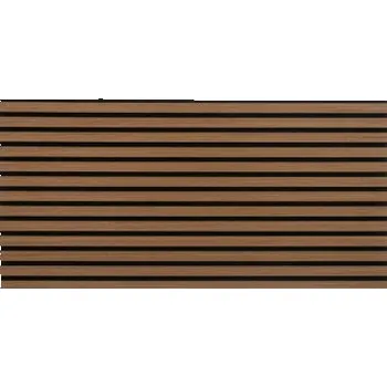 Dřevěný akustický panel z tmavého dubu 104x52cm