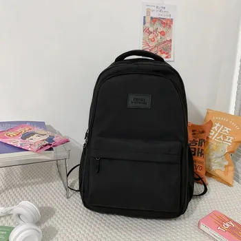 Městský batoh Voděodolný batoh pro studenty a cestování s kapsou na notebook Barva (Varianta): black no pendant