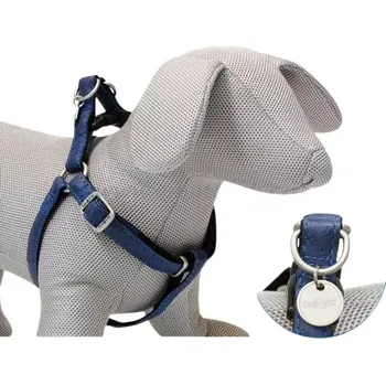 Postroj pro psa Modrý postroj Vanity pro psy 20mm (Kšíry pro malá plemena)