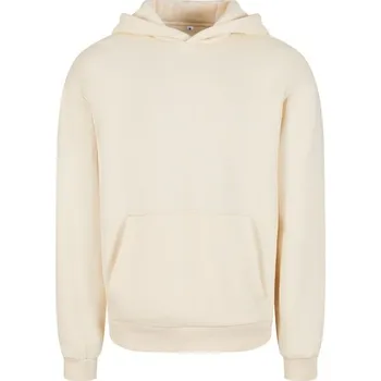 Pánská mikina Build Your Brand Hebká pánská mikina přes hlavu Fluffy - Světle písková | M