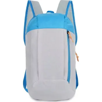 Městský batoh TOP FASHION Malý sportovní batoh z nylonu na cesty a do posilovny Šedá