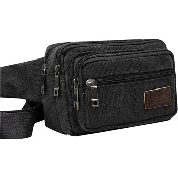 Ledvinka Sportovní ledvinka z plátna s vysokou odolností a kapacitou Barva (Varianta): Černá