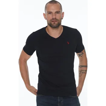 Pánské tričko Pánské tričko dewberry dewberry černá | modrá 1340703