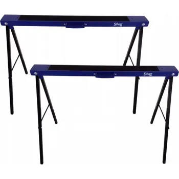 zvedák Skládací stojany 2ks 200kg Silver S11642