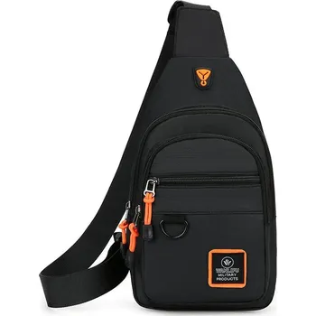 Pánská crossbody taška přes hruď na sport a každodenní nošení Barva (Varianta): Černá