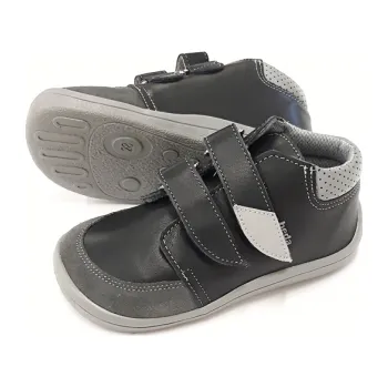 Dámská zdravotní obuv Beda Barefoot membránové LUC BF 0001/W/M/SO hladká černá kůže + OKOP broušená kůže Velikost EU: 27, vnitřní délka: 169, vnitřní šířka: 72