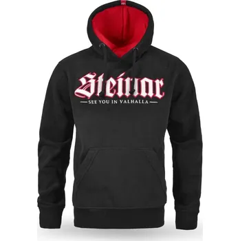 Pánská mikina Thor Steinar Mikina s kapucí Sofjell schwarz Barva: Černá, Velikost: XXXL