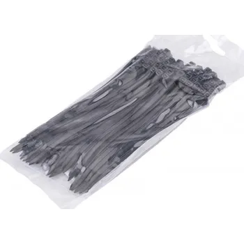 Nylonové stahovací pásky/trytytky Road-Teq rozměr: 3,6x150 mm, 100 ks, černé CTB-4X150 NTY