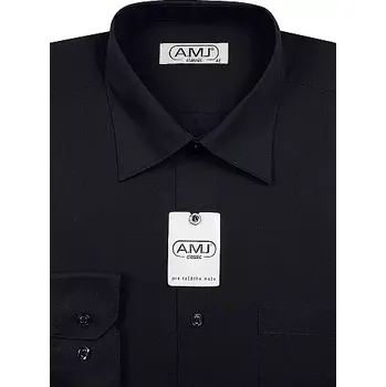Pánská košile Košile AMJ Classic JD 17 - černá velikost 41