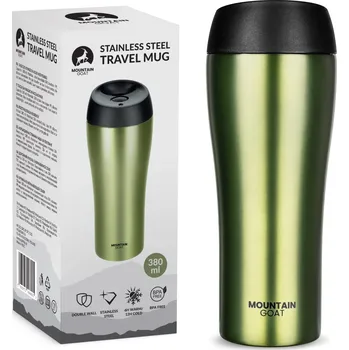 Termohrnek Mountain Goat TRAVEL 380 ml zelený