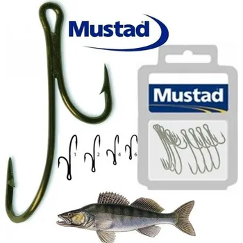 Rybářský háček Mustad CANDÁTOVÉ DVOJHÁČKY MUSTAD 35890 bal.10ks, vel.1