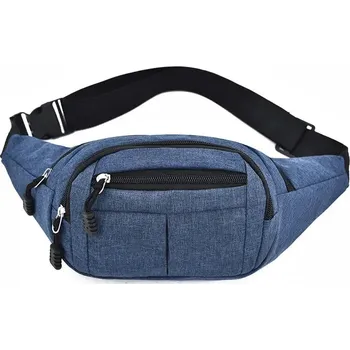 Ledvinka Pánská sportovní ledvinka z plátna přes rameno i pas Barva (Varianta): Modrá