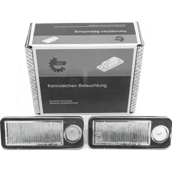 Osvětlení automobilu Osvětlení LED registrační značky Audi A6, sada 4B9943021 ESEN SKV