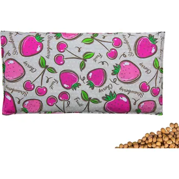Polštář VFstyle nahřívací polštářek s třešňovými peckami 30x15 cm Fruit
