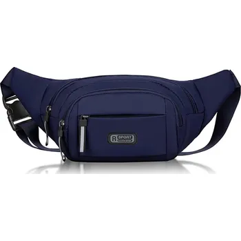 Ledvinka Pánská sportovní ledvinka z plátna s tenkým profilem Barva (Varianta): Modrá