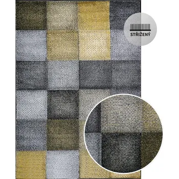 Koberec Kusový koberec CALDERON 4202A yellow Rozměr: 60x110 cm