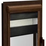 Roleta Den a Noc v hliníkové kazetě (DUB) Elite řada černá hedvábná