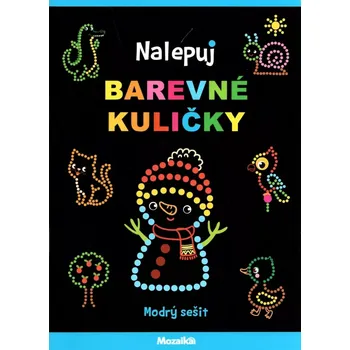 samolepka Nalepuj pestré obrázky - Modrý sešit