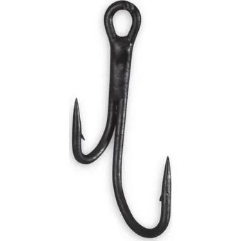 Rybářský háček 5ks - Dvojháček Saenger Ryder Černý Velikost 2