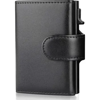 Peněženka Pánská RFID peněženka z mikrovlákna – tenká a skládací Barva (Varianta): Černá