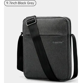 Pánská crossbody taška na cesty s doživotní zárukou Barva (Varianta): Black Grey 9.7inch