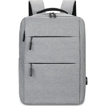 Městský batoh Vícevrstvý batoh na notebook 13–15" pro cestování a práci Velikost: 15 palců, Barva (Varianta): Šedá