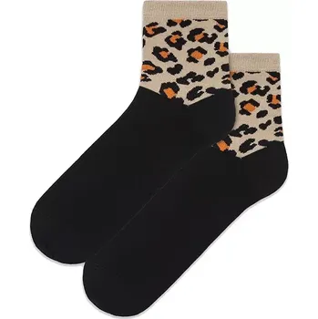 Pánské ponožky Ponožky Wola U84.01P Perfect Woman vzorované 36-41 hnědé uhlí 39-41