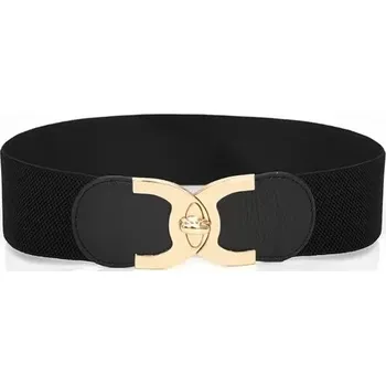 Opasek Dámský pásek na šaty s přezkou FlaG Černý