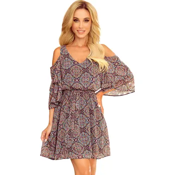 Dámské šaty Dámské šaty NUMOCO NUMOCO černá | hnědá | oranžová | světle modrá | kaki | krémová | žlutá | tmavě červená | červená | vícebarevná | vícebarevná 1443925