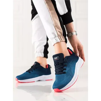 Dámské tenisky Výborné modré dámské tenisky bez podpatku 40