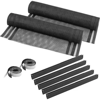 Síť proti hmyzu DEMA Dveřní síťka proti hmyzu 120x250 cm, antracitová