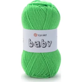 Příze Yarn Art příze Baby 8233 neon zelená