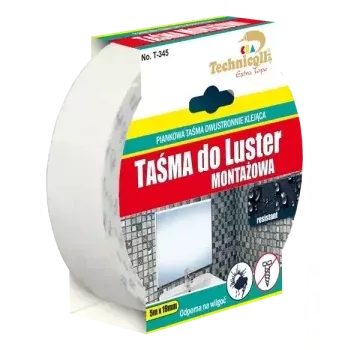 Lepicí páska TECHNICQLL TAPE FOR MIRROR - Montážní páska na zrcadla 5m x 19mm